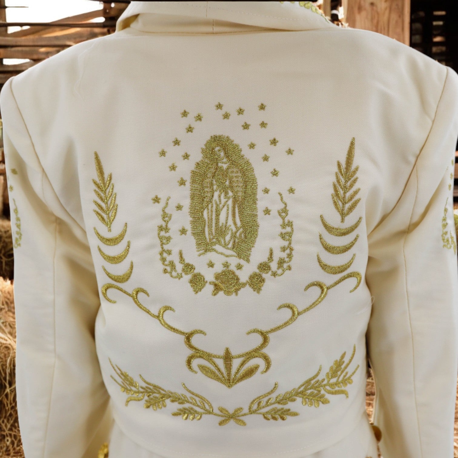 Charro Baptism (7-Piece) (Ivory/Virgin/Gold)-Boys-Chacho's Kids