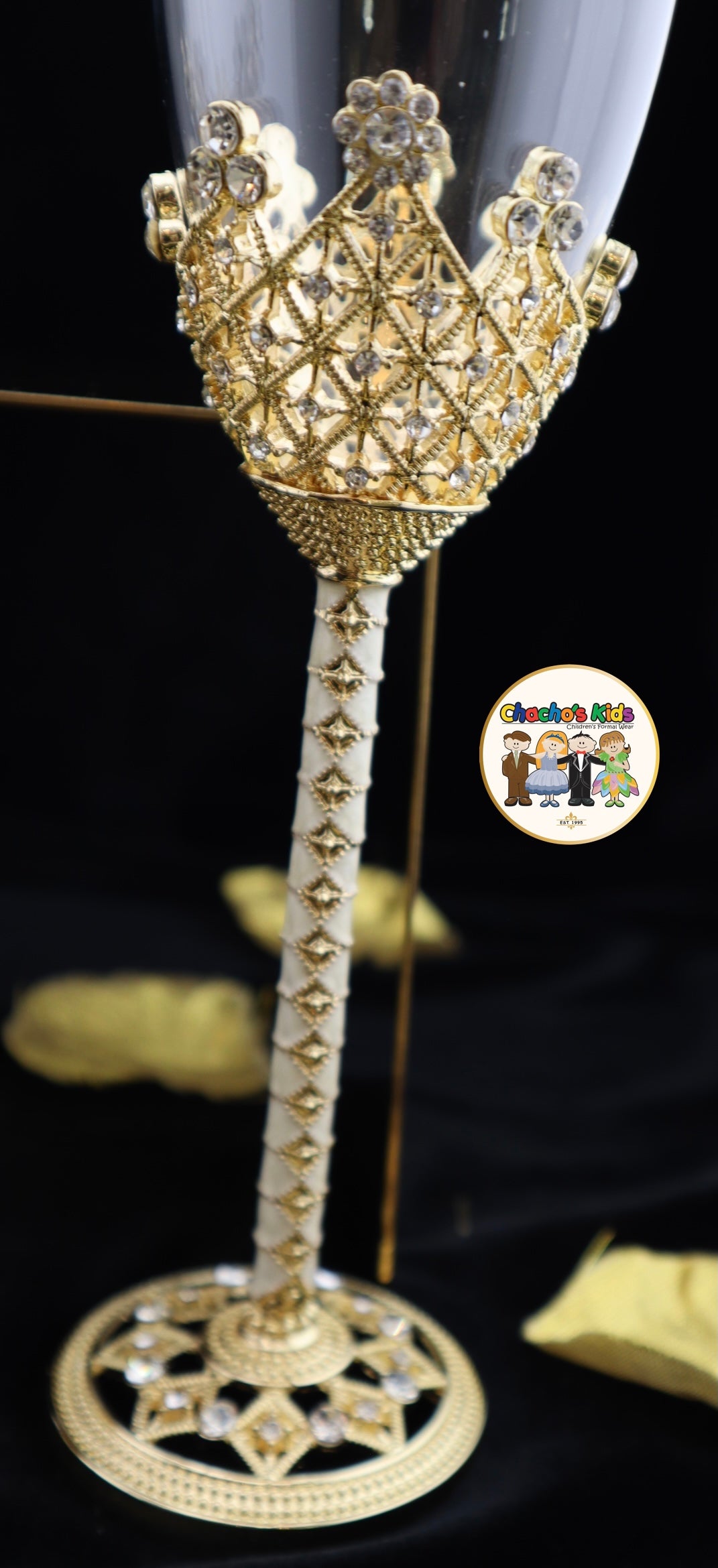 Wedding Flutes & Serving Set-Gold-800