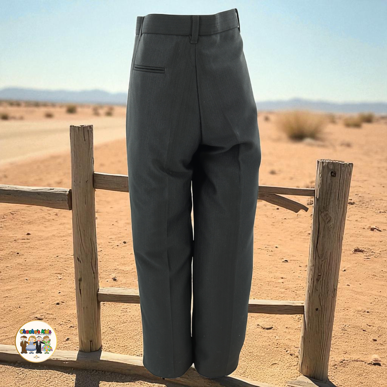 Western Black Pants-Chacho's Kids