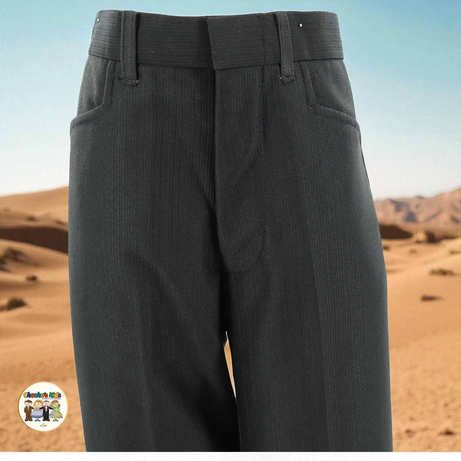 Western Black Pants-Chacho's Kids