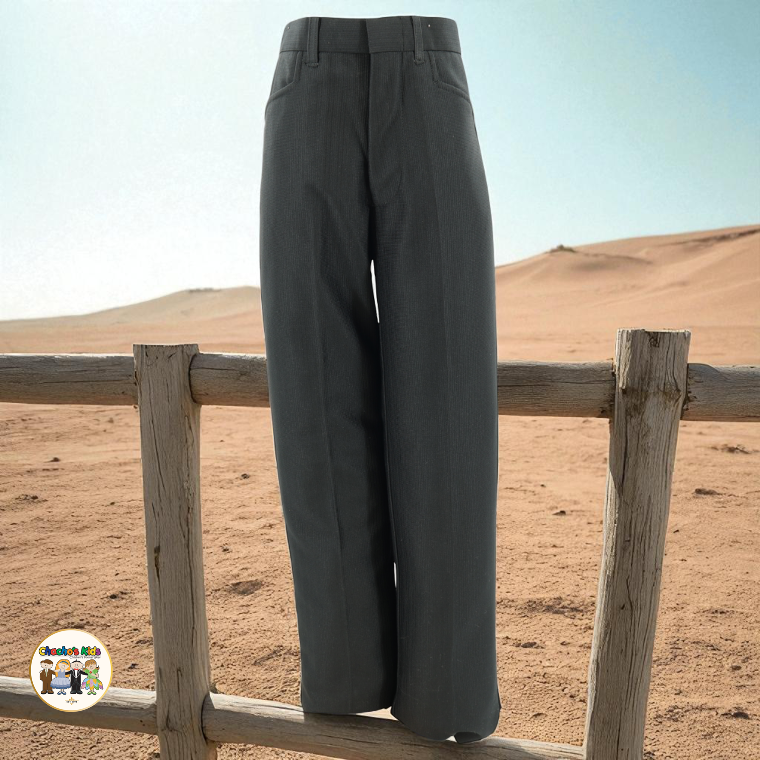 Western Black Pants-Chacho's Kids
