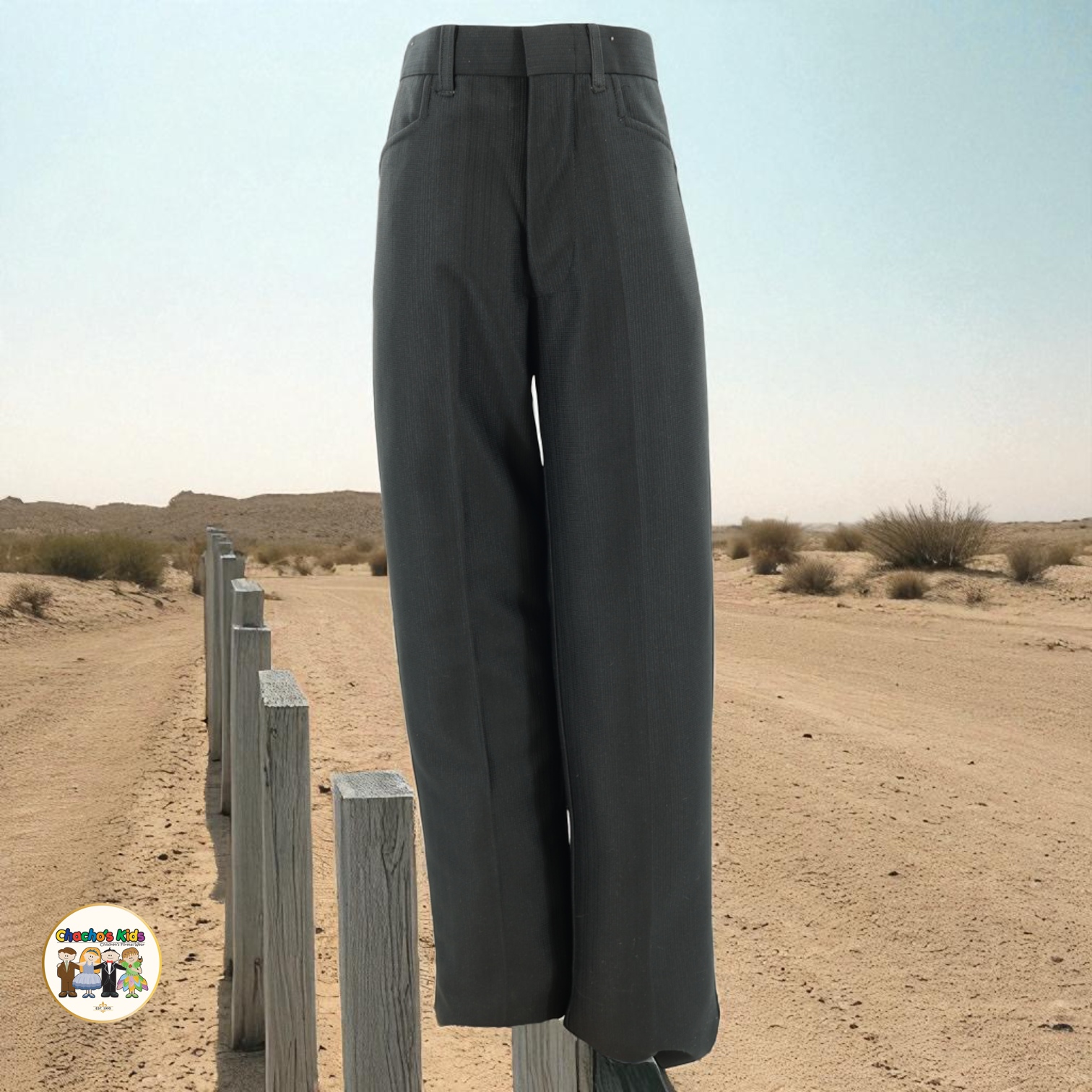 Western Black Pants-Chacho's Kids