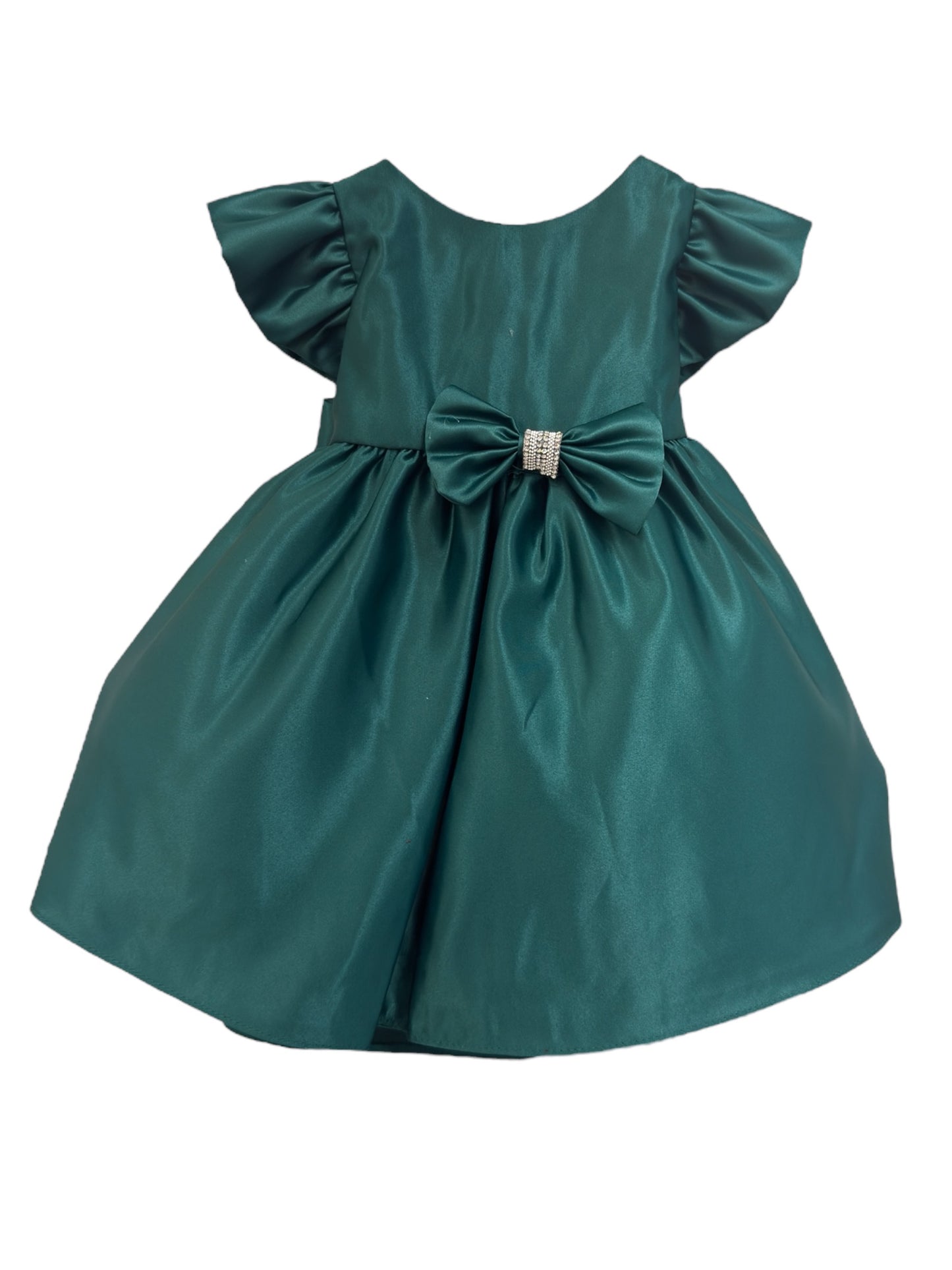 Baby Party / Flower Girl Dress (B263)-Girls-Emerald Green-6M-Chacho's-Kids