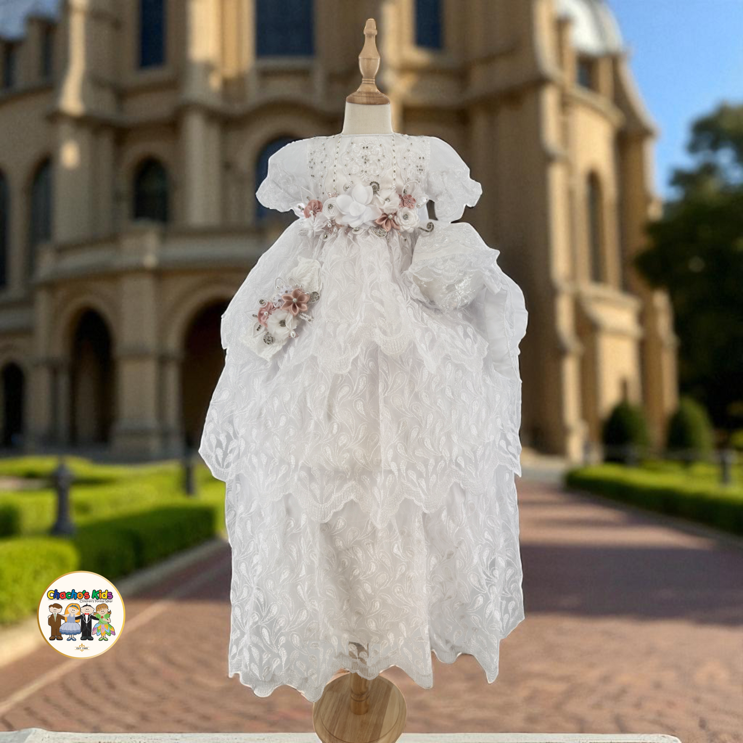 Girls Baptism Dress - (Pily)
