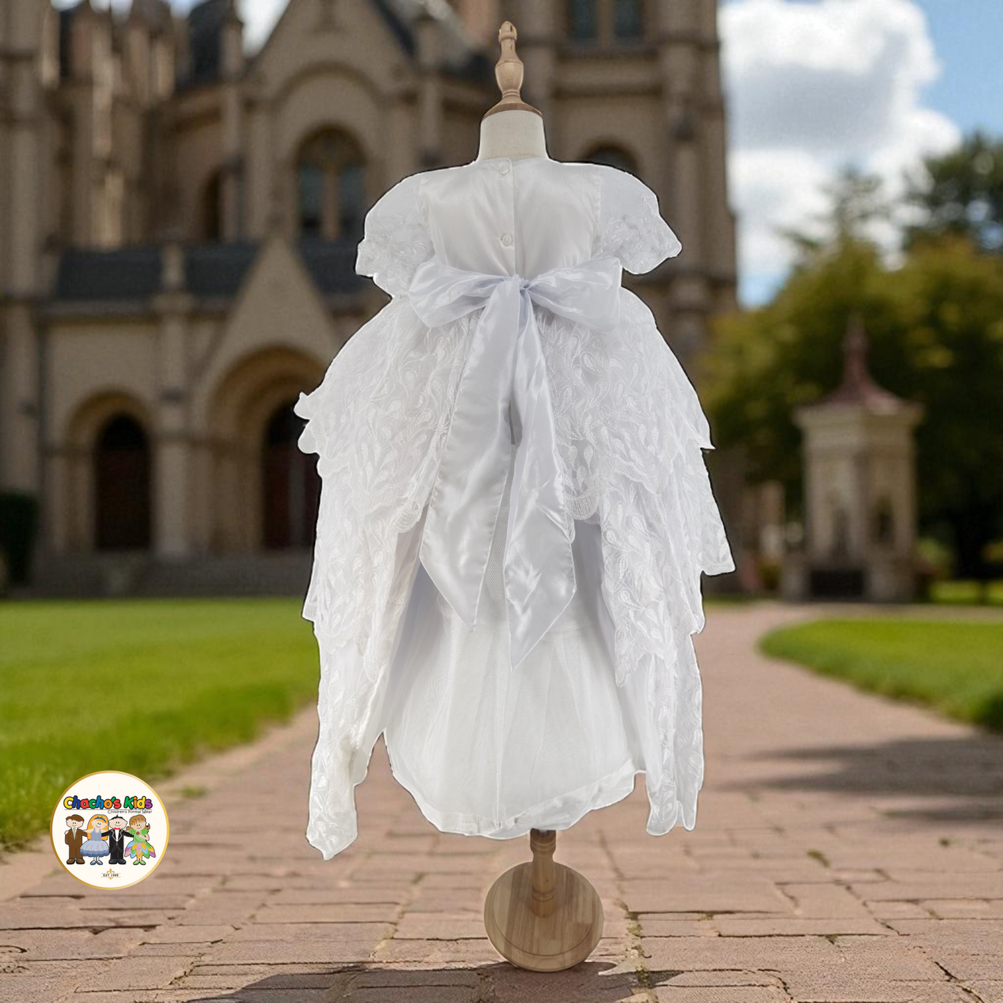 Girls Baptism Dress - (Pily)