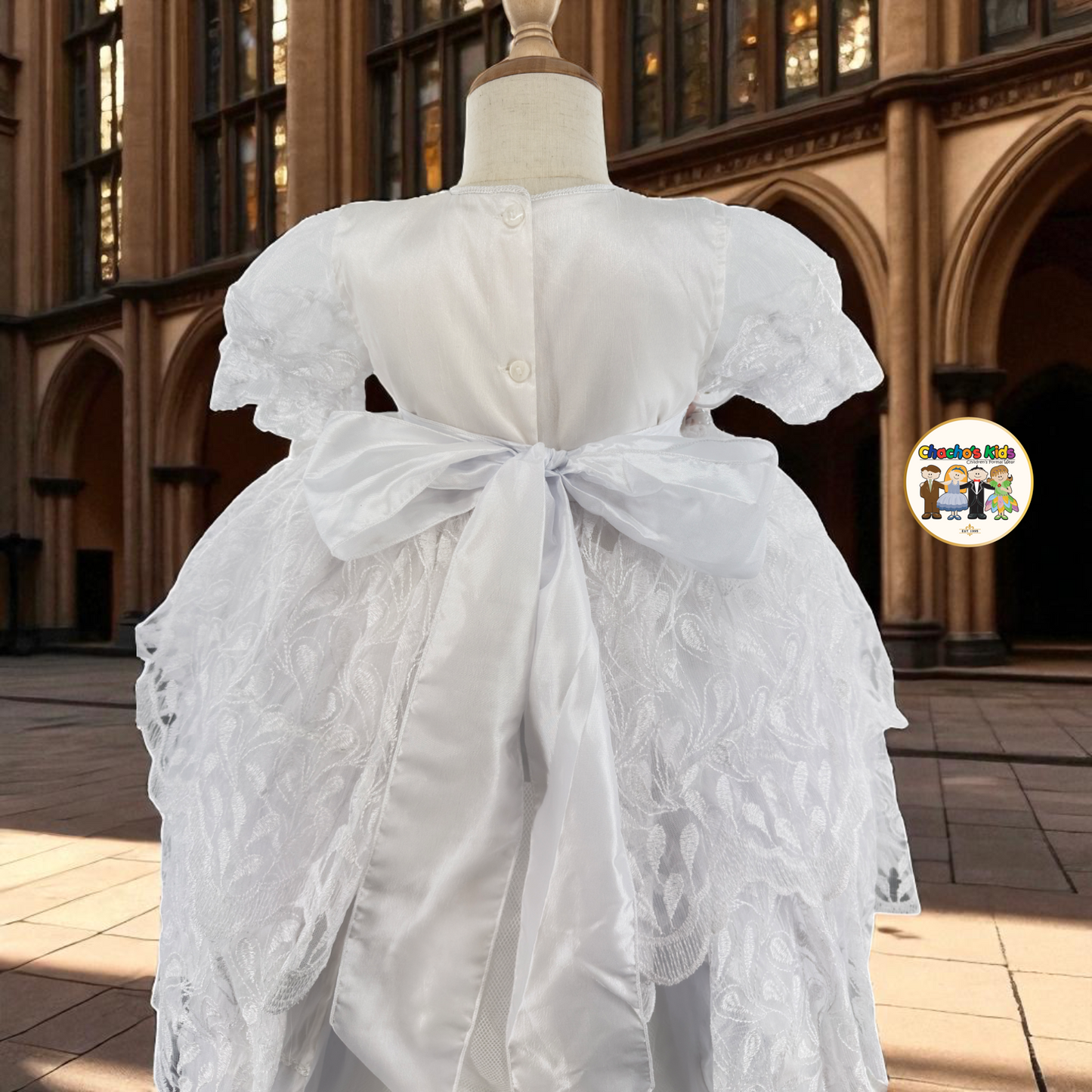 Girls Baptism Dress - (Pily)