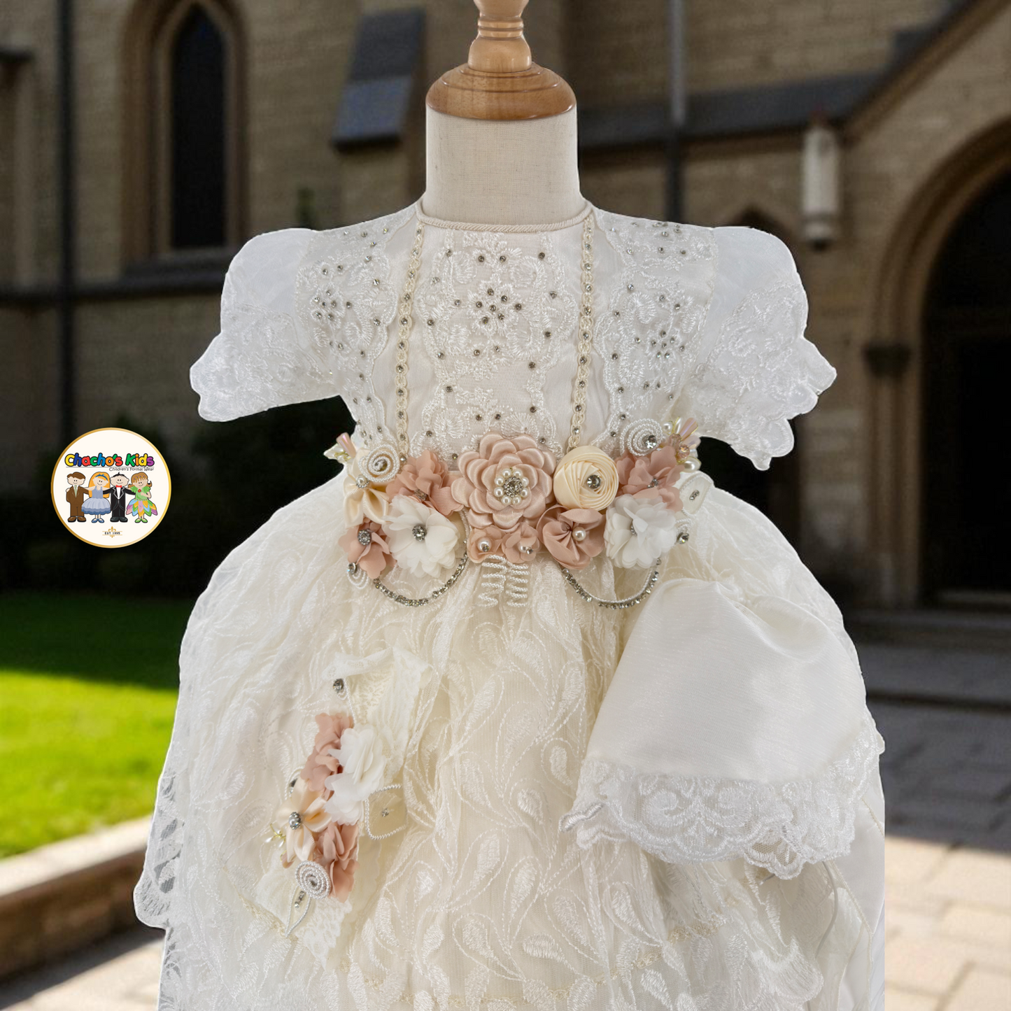 Girls Baptism Dress - (Pily)