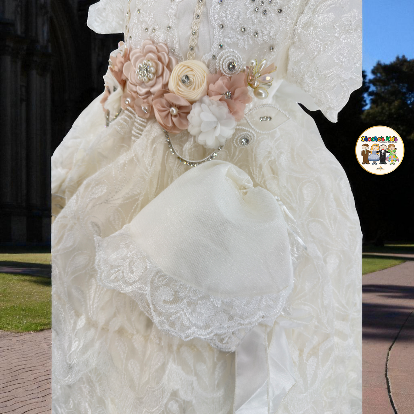 Girls Baptism Dress - (Pily)