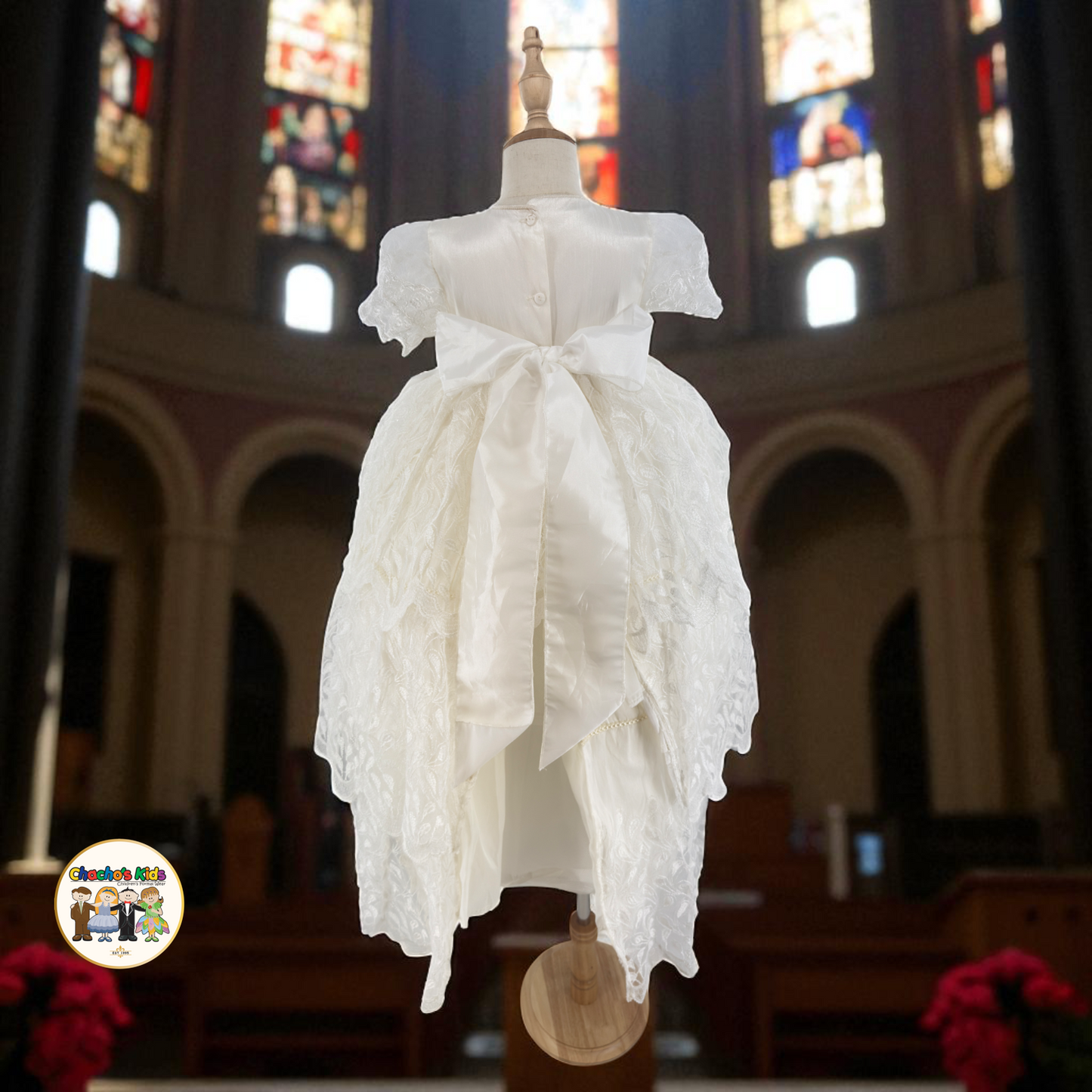 Girls Baptism Dress - (Pily)