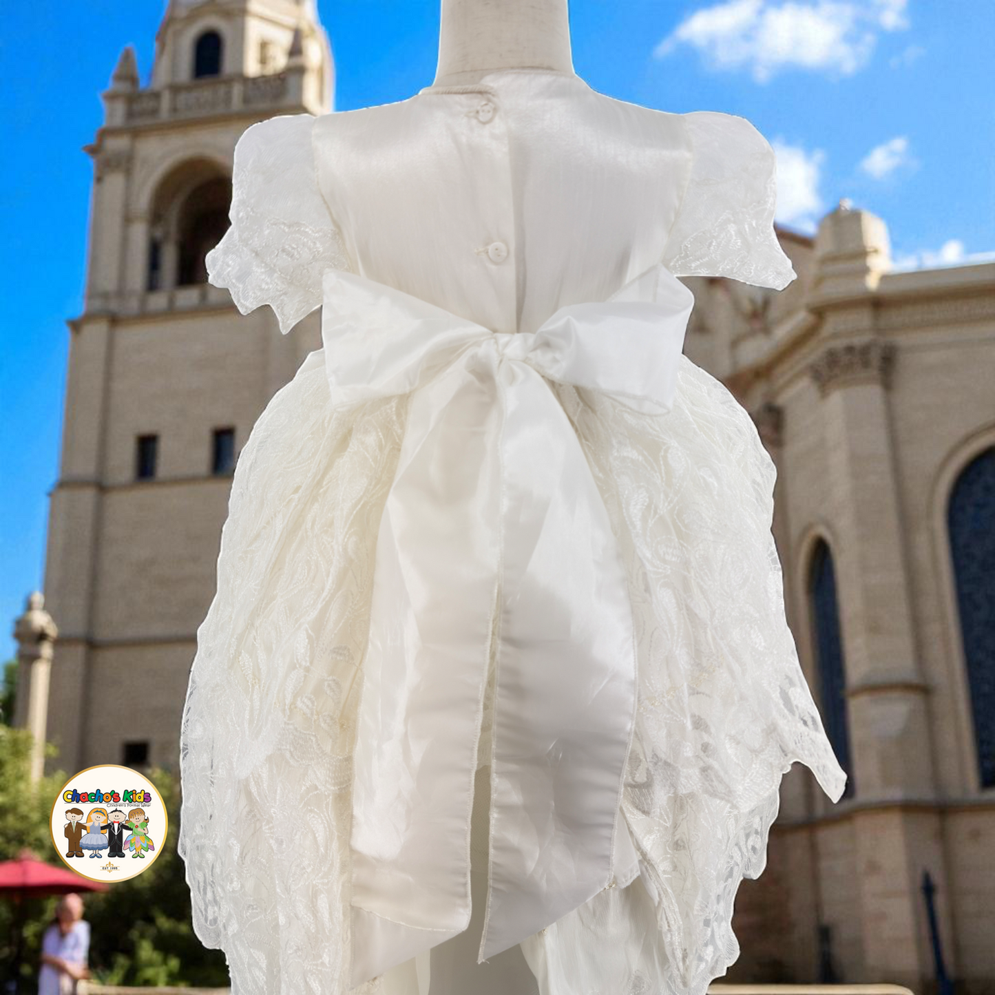 Girls Baptism Dress - (Pily)