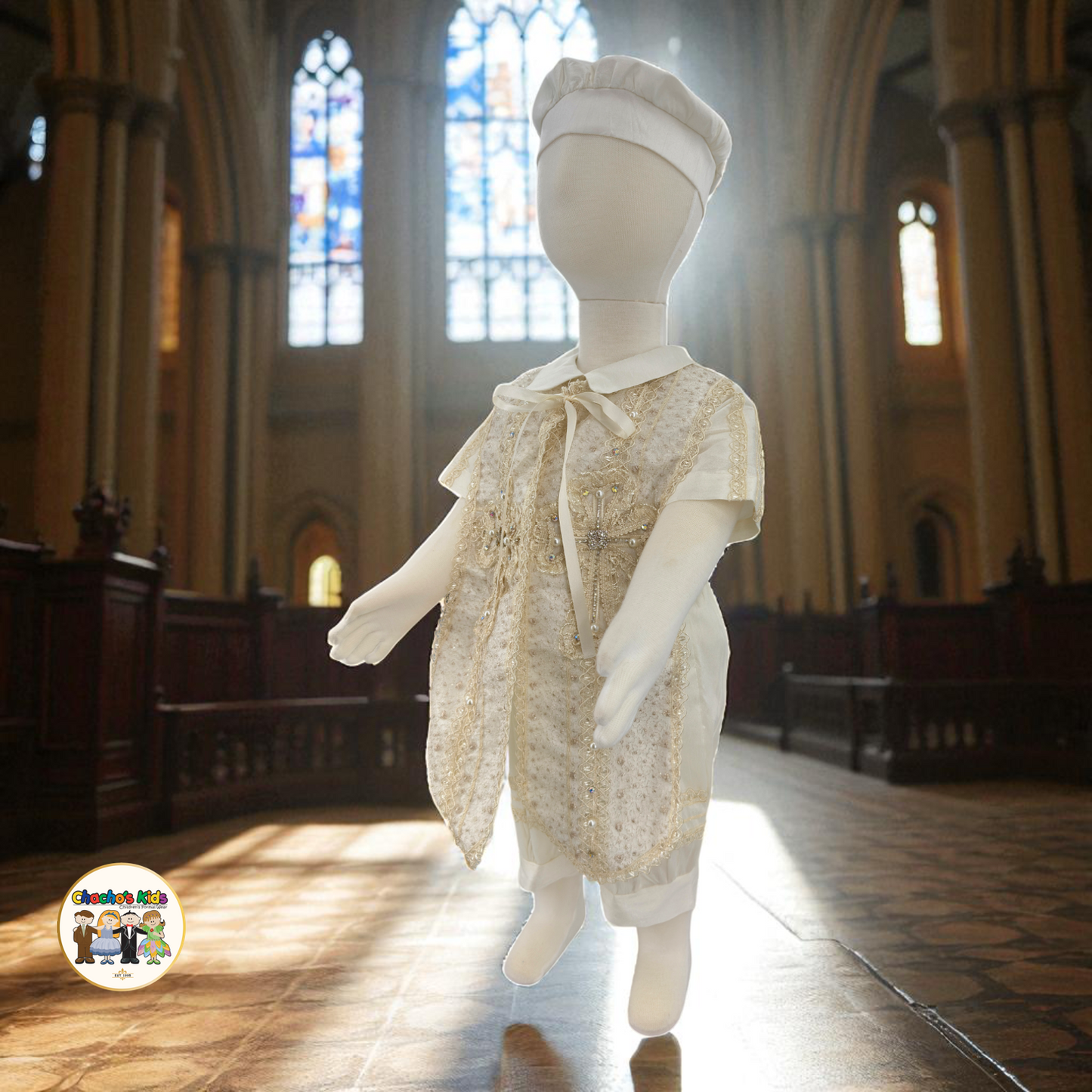 Boys Baptism - Ivory 4 Piece Set (Dante)