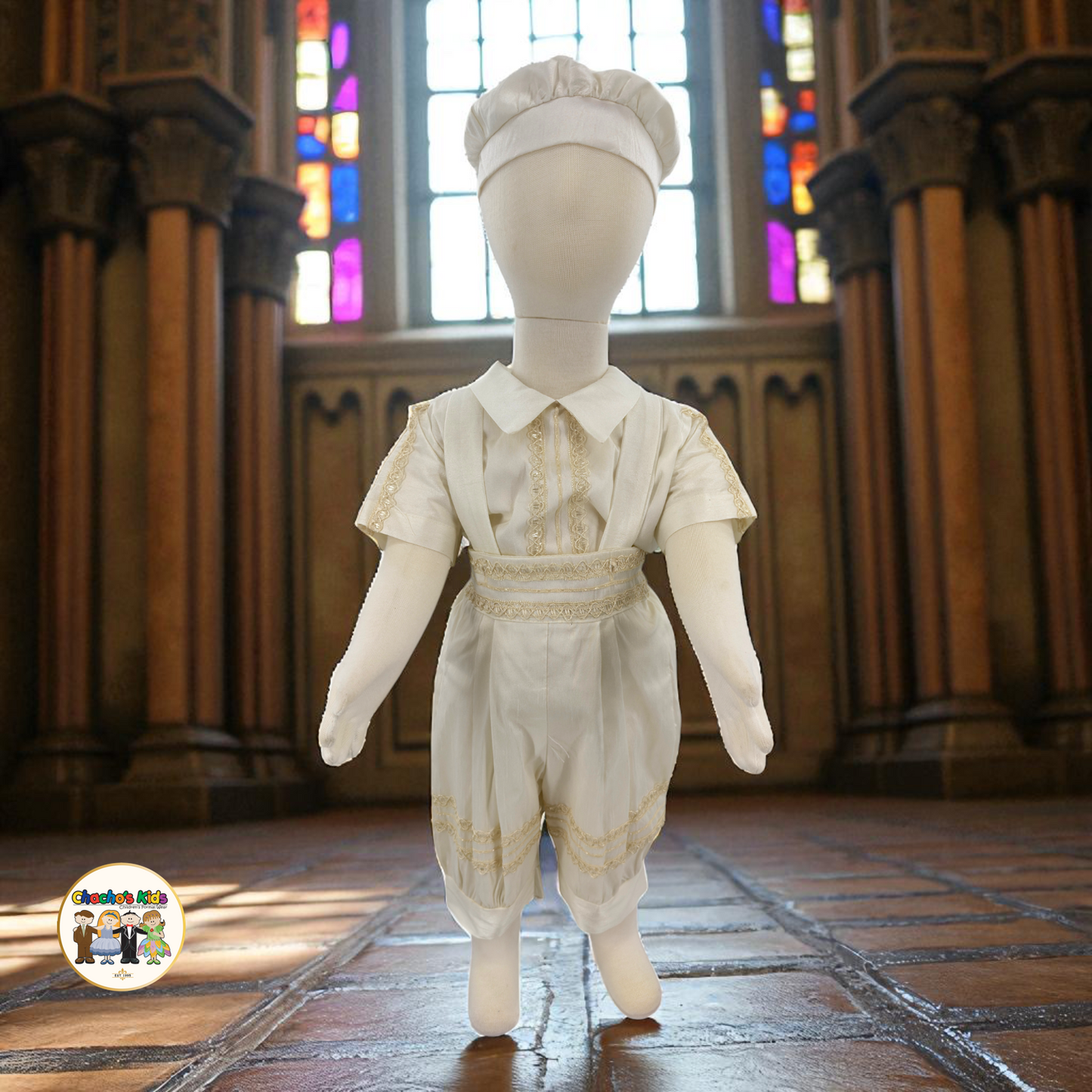 Boys Baptism - Ivory 4 Piece Set (Dante)