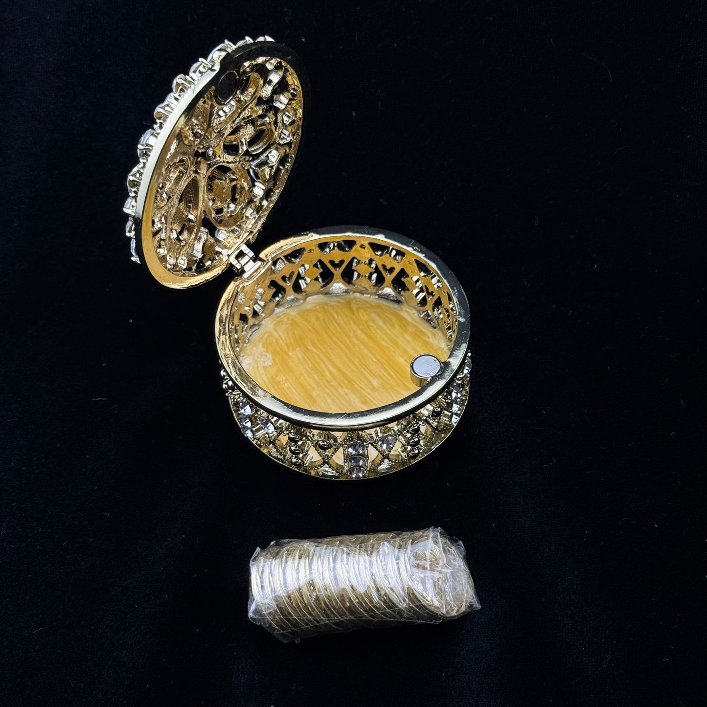 2.5" Gold Round Arras Box Set (827-GLD)