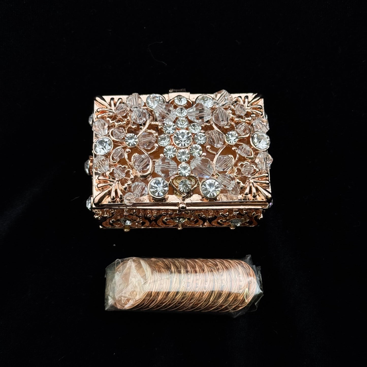 2.5" Rose Gold Rectangle Arras Set (776-RGLD)