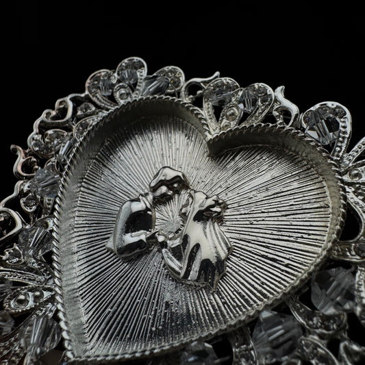 3" Gold Couple Heart Set (807-SLV)