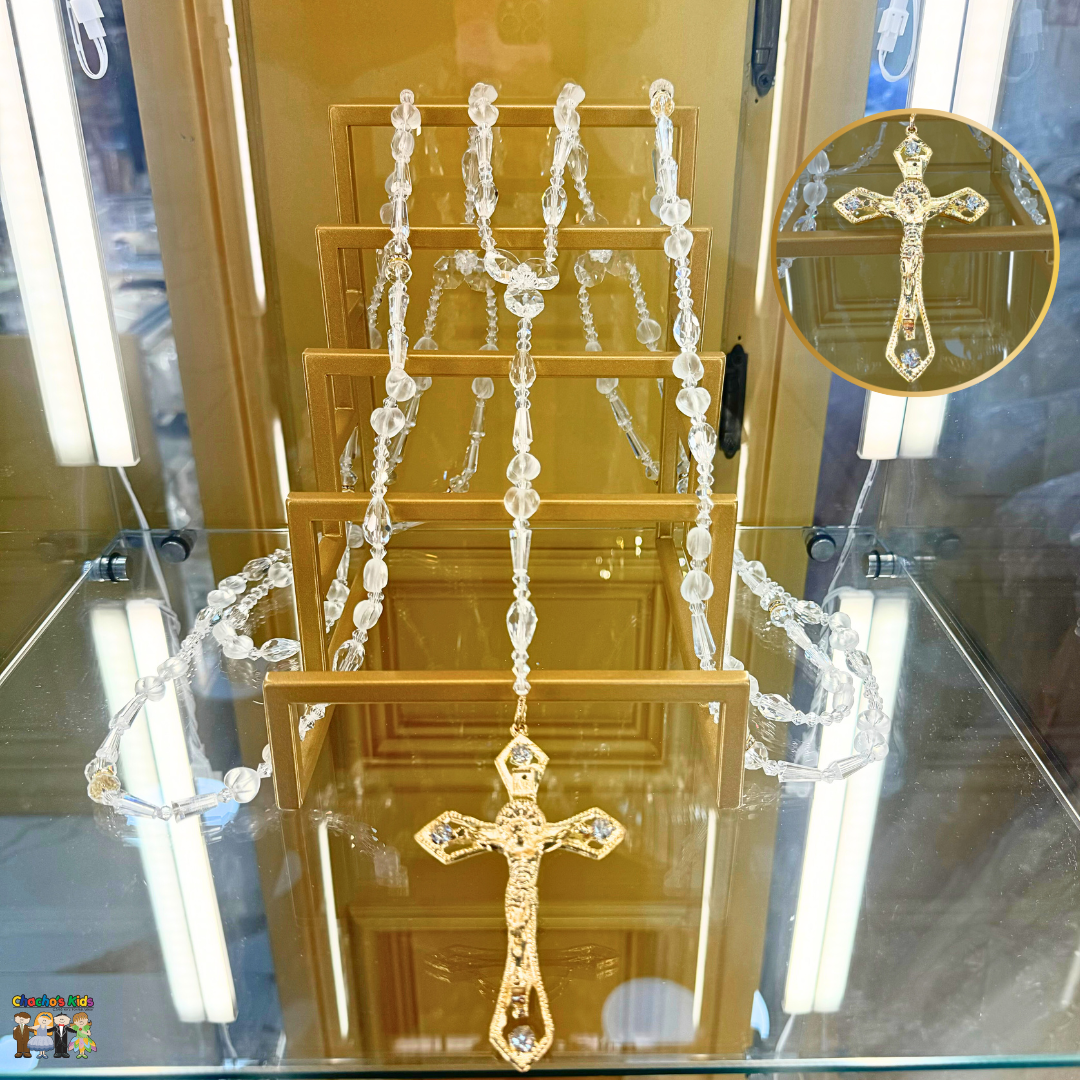 Wedding Lassos-White Heart Crystal Lasso-Chacho's Kids