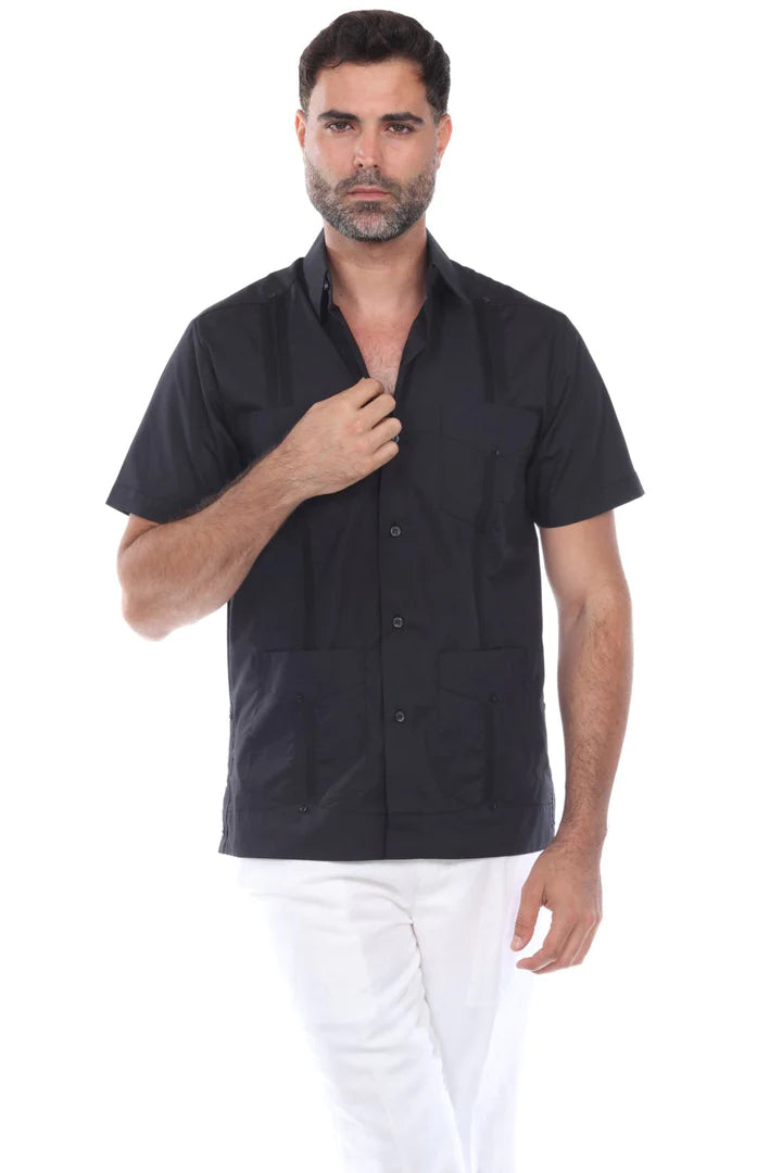 Men's Guayabera Linen (4678)-Boys-Chacho’s Kids