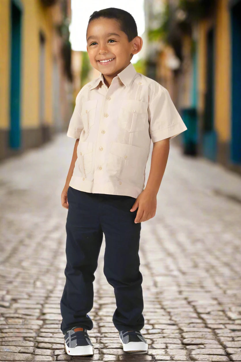 Boys Guayabera (3765)-Boys-Chacho’s Kids