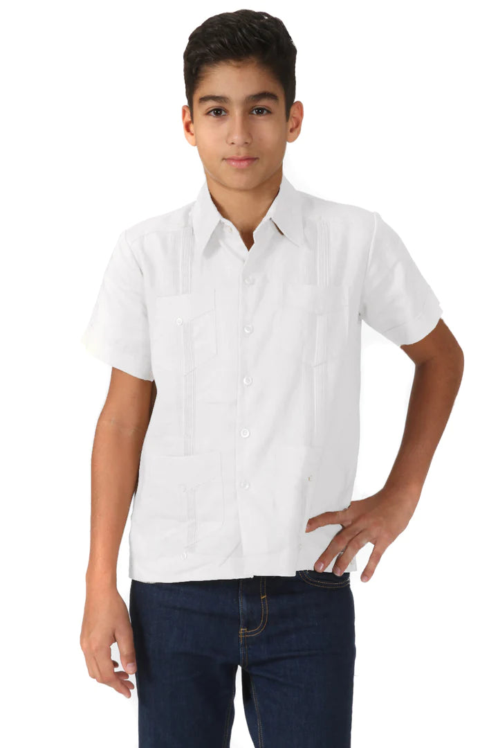 Boys Guayabera (1645)-Boys-Chacho’s Kids