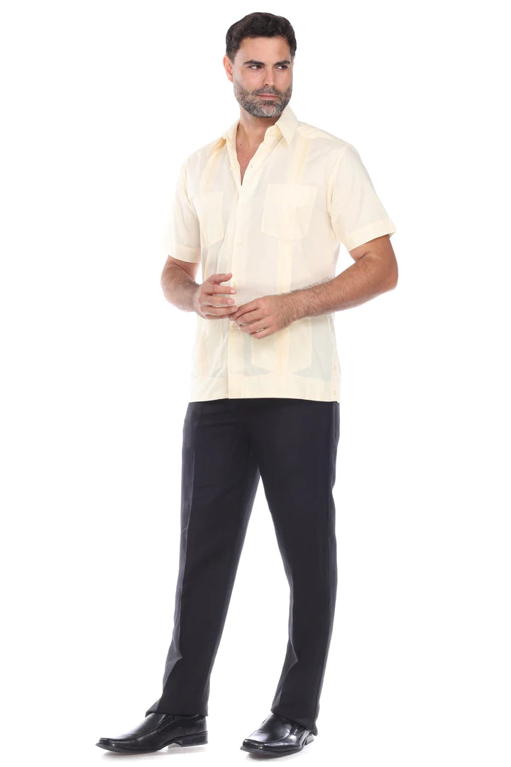Men's Guayabera (1673)-Boys-Chacho’s Kids