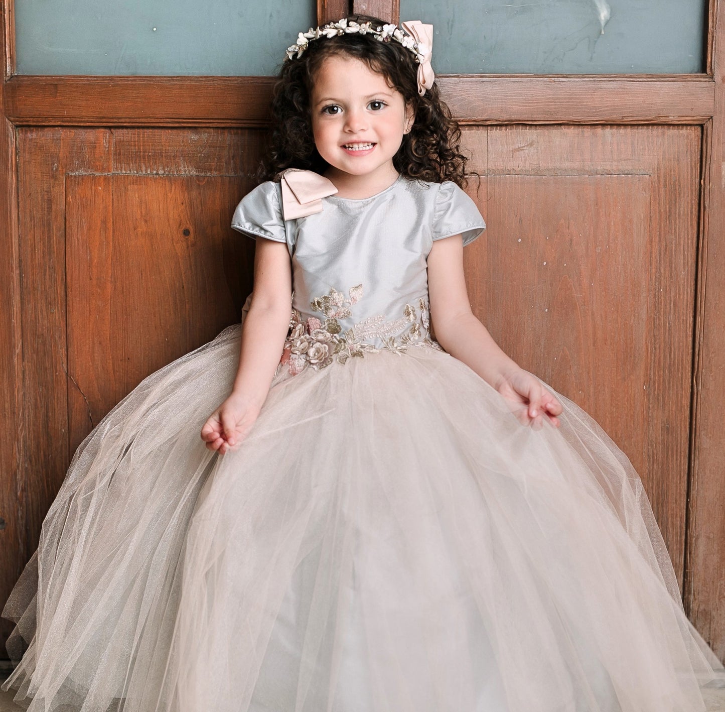 Anelisse-Girls-Gray/Nude-2-Chacho's Kids
