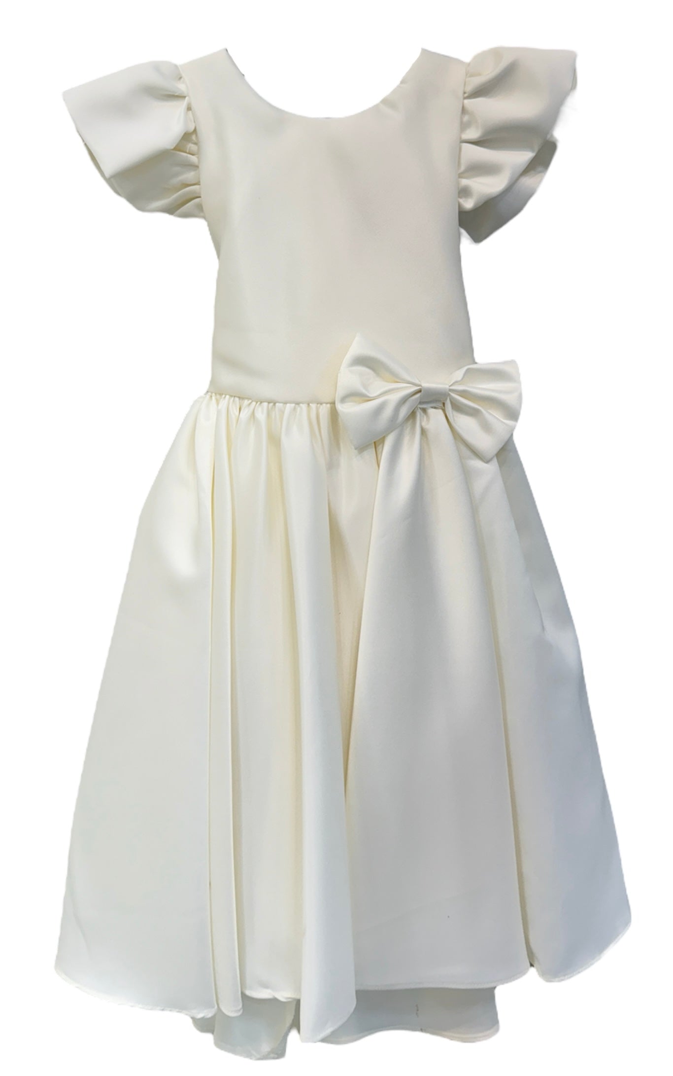 Party / Flower Girl Dress (263)-Girls-Ivory-2-Chacho's Kids