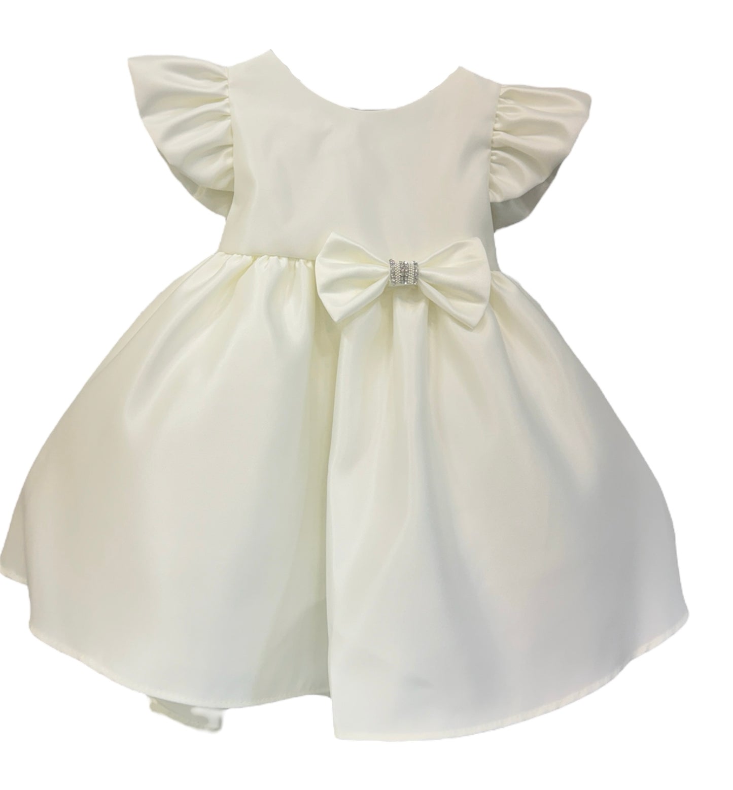 Baby Party / Flower Girl Dress (B263)-Girls-Ivory-6M-Chacho's-Kids
