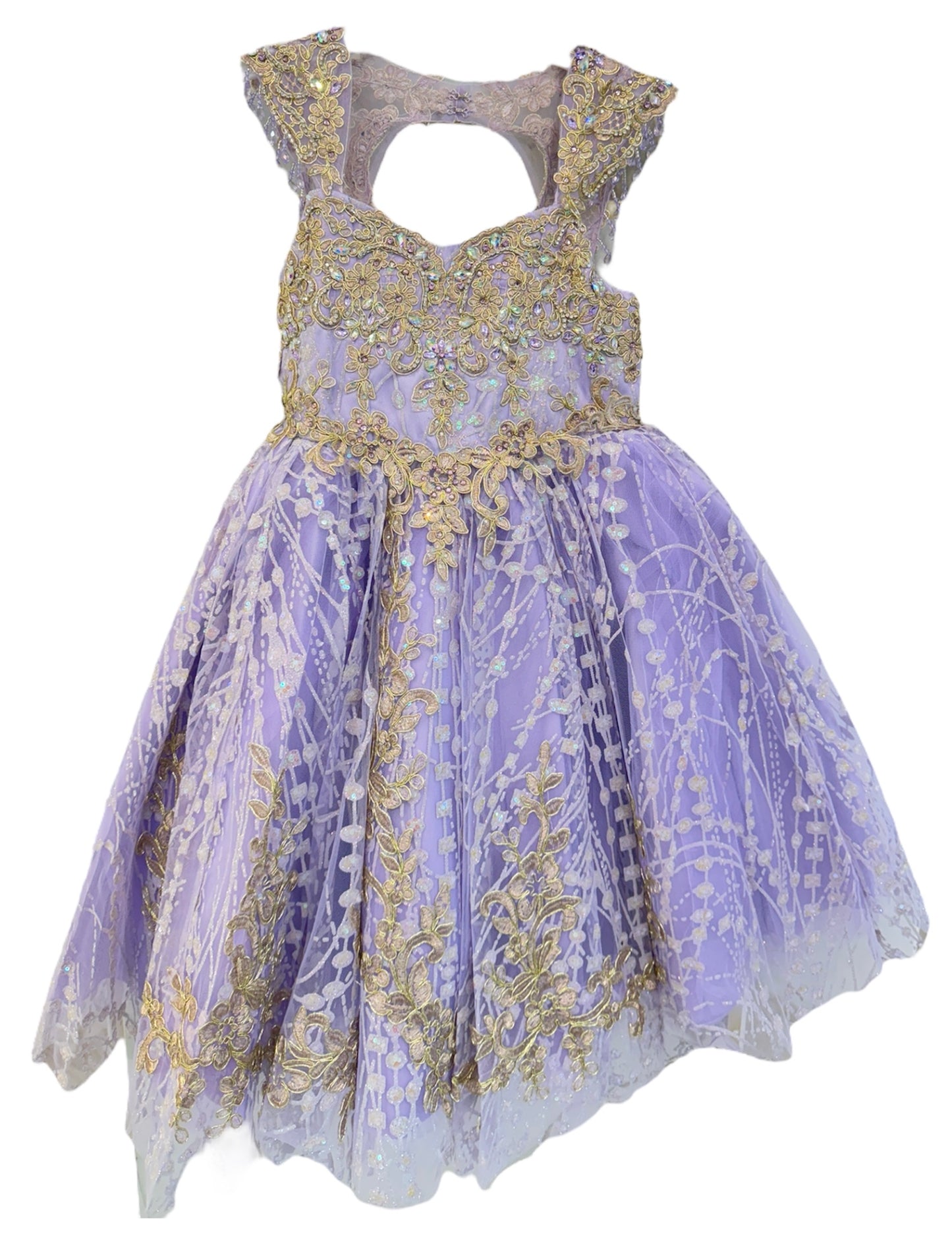 Party / Flower Girl (9008)-Girls-Lilac-2-Chacho's Kids