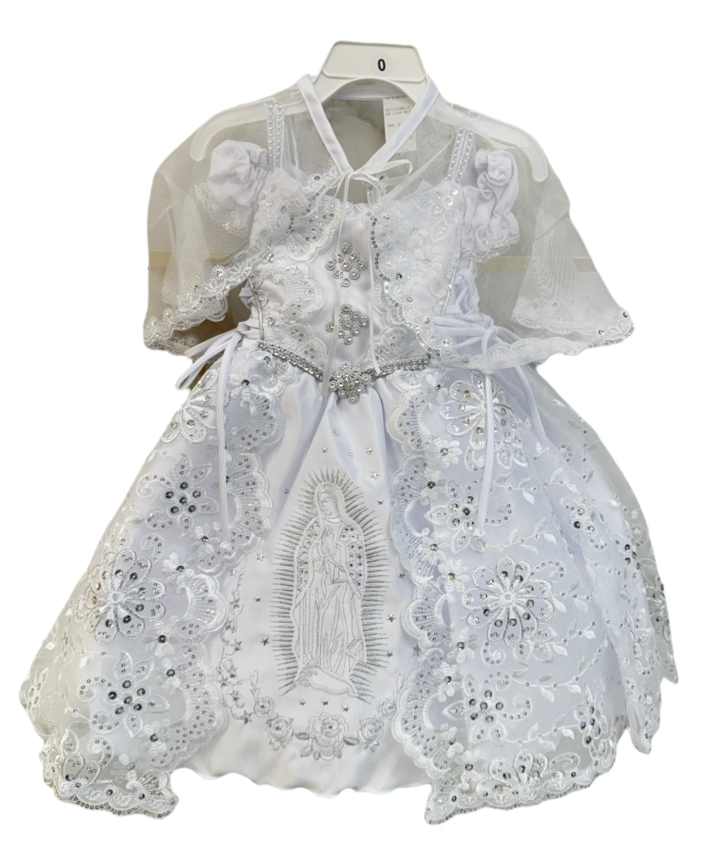 Girls Baptism Dress (B-594)-Girls-0-Chacho's Kids
