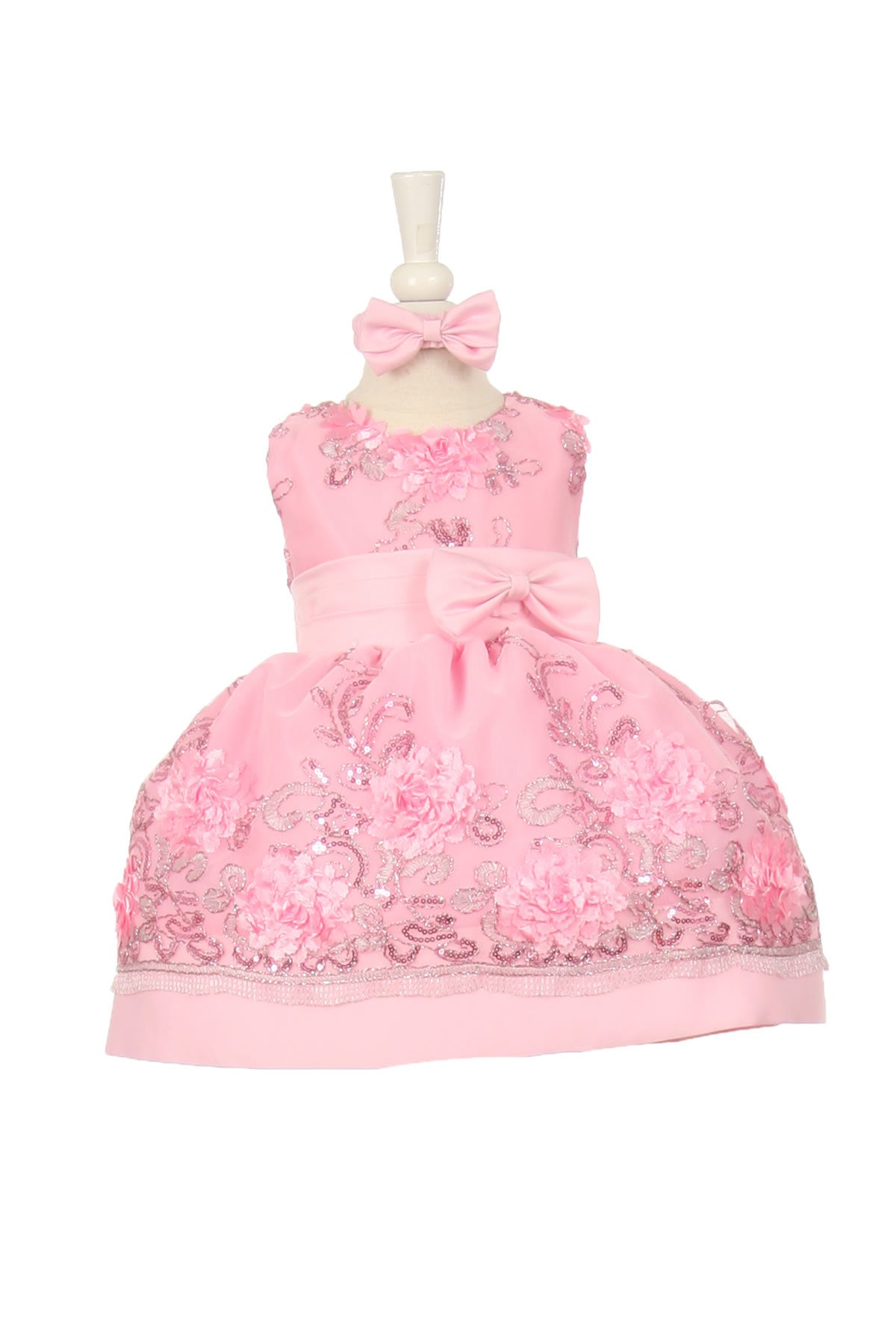 Baby Party / Flower Girl Dress (SS3006C)-Girls-Chacho's-Kids