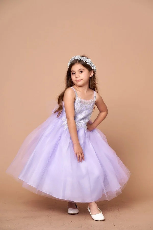 Party / Flower Girl Dress (D-778)-Girls-Chacho's Kids