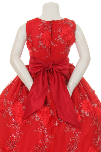 Party / Flower Girl Dress (SS3010D)-Girls-Chacho's Kids
