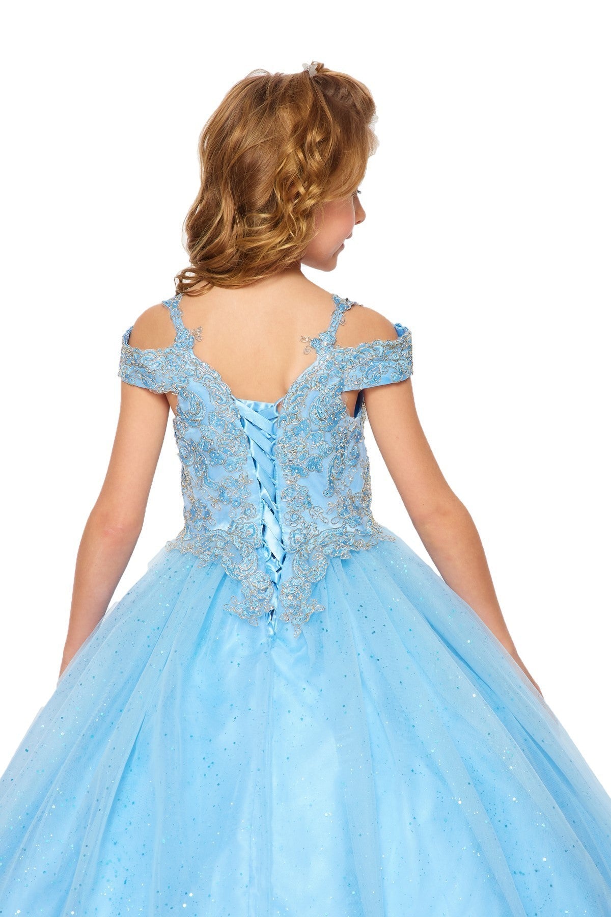 Ball Gown Dress (8028)-Girls-Chacho's Kids