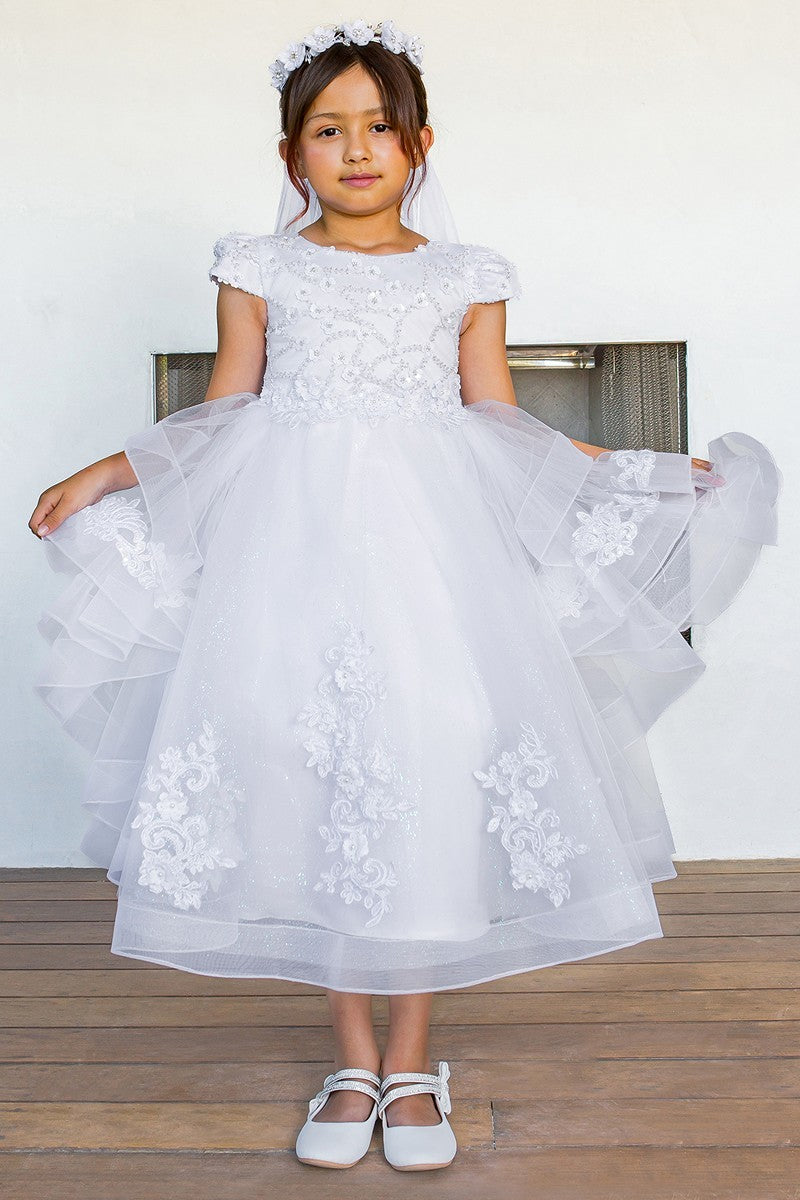 First Communion White Dress (2017)-Girls-6-Chacho's Kids