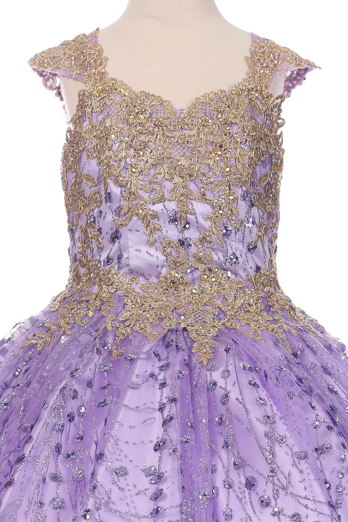 Ball Gown Dress (8024)-Girls-Chacho's Kids