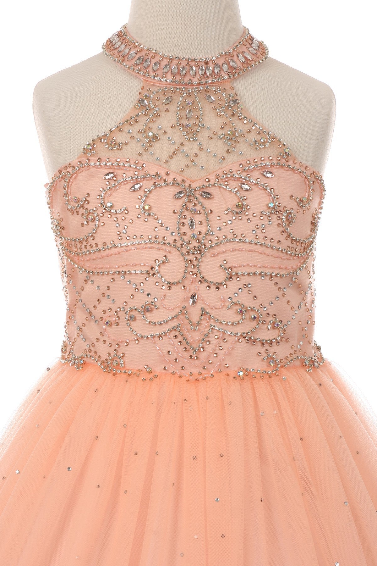 Ball Gown Dress (5051)-Girls-Chacho's Kids