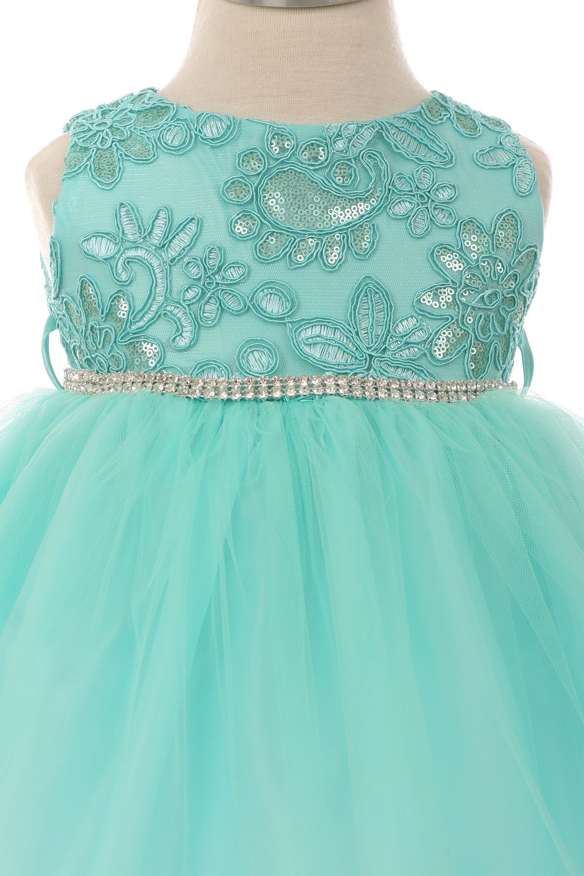 Baby Party / Flower Girl Dress (SS1027BA)-Girls-Chacho's-Kids