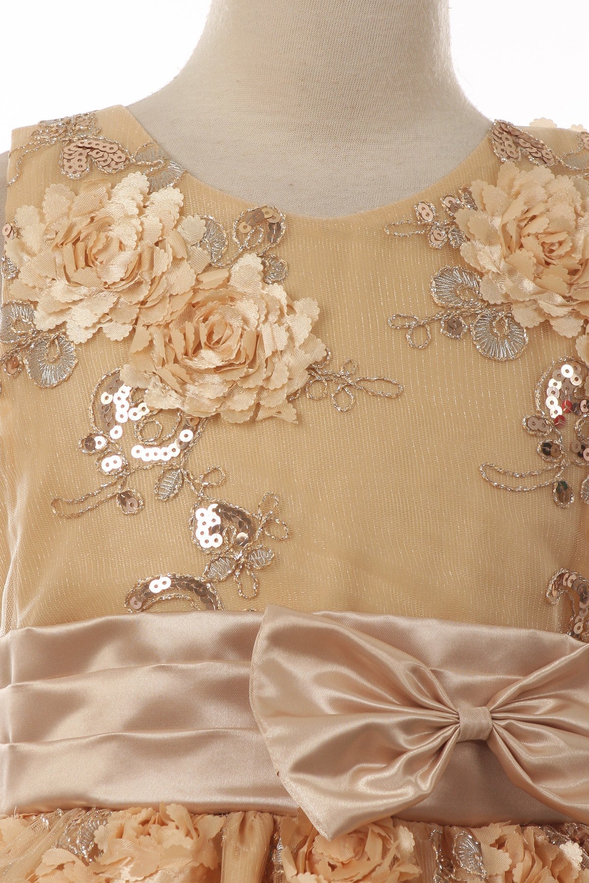Party / Flower Girl Dress (SS3010D)-Girls-Chacho's Kids
