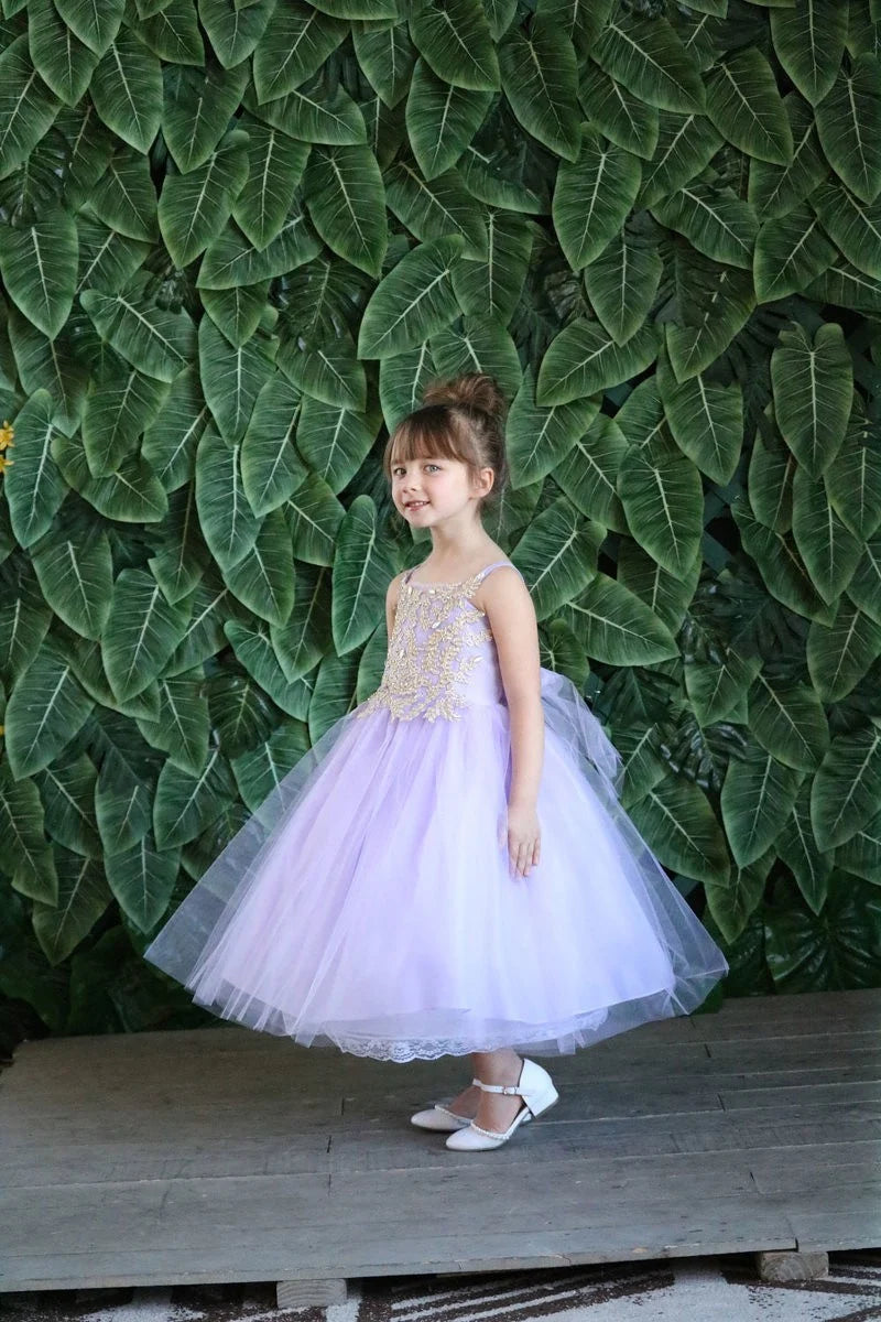 Party / Flower Girl Dress (D-778)-Girls-Chacho's Kids