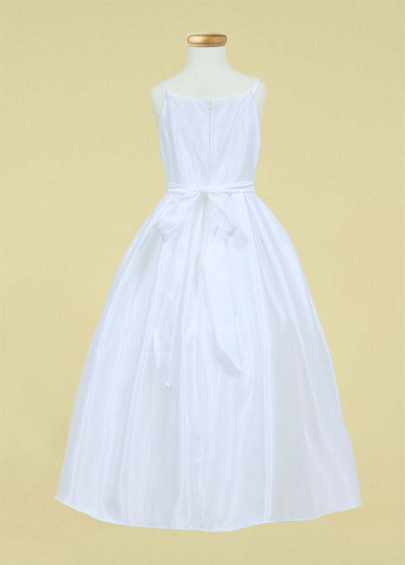First Communion White Dress (D-786)-Girls-Chacho's Kids