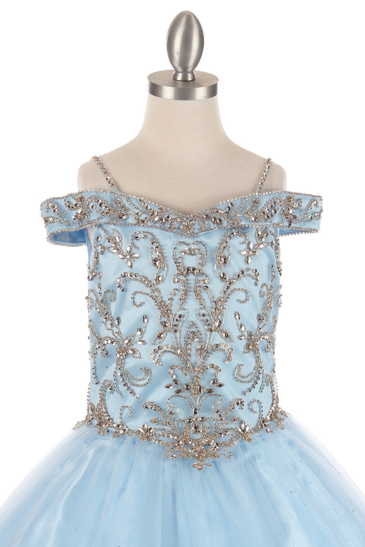 Ball Gown Dress (8017)-Girls-Chacho's Kids