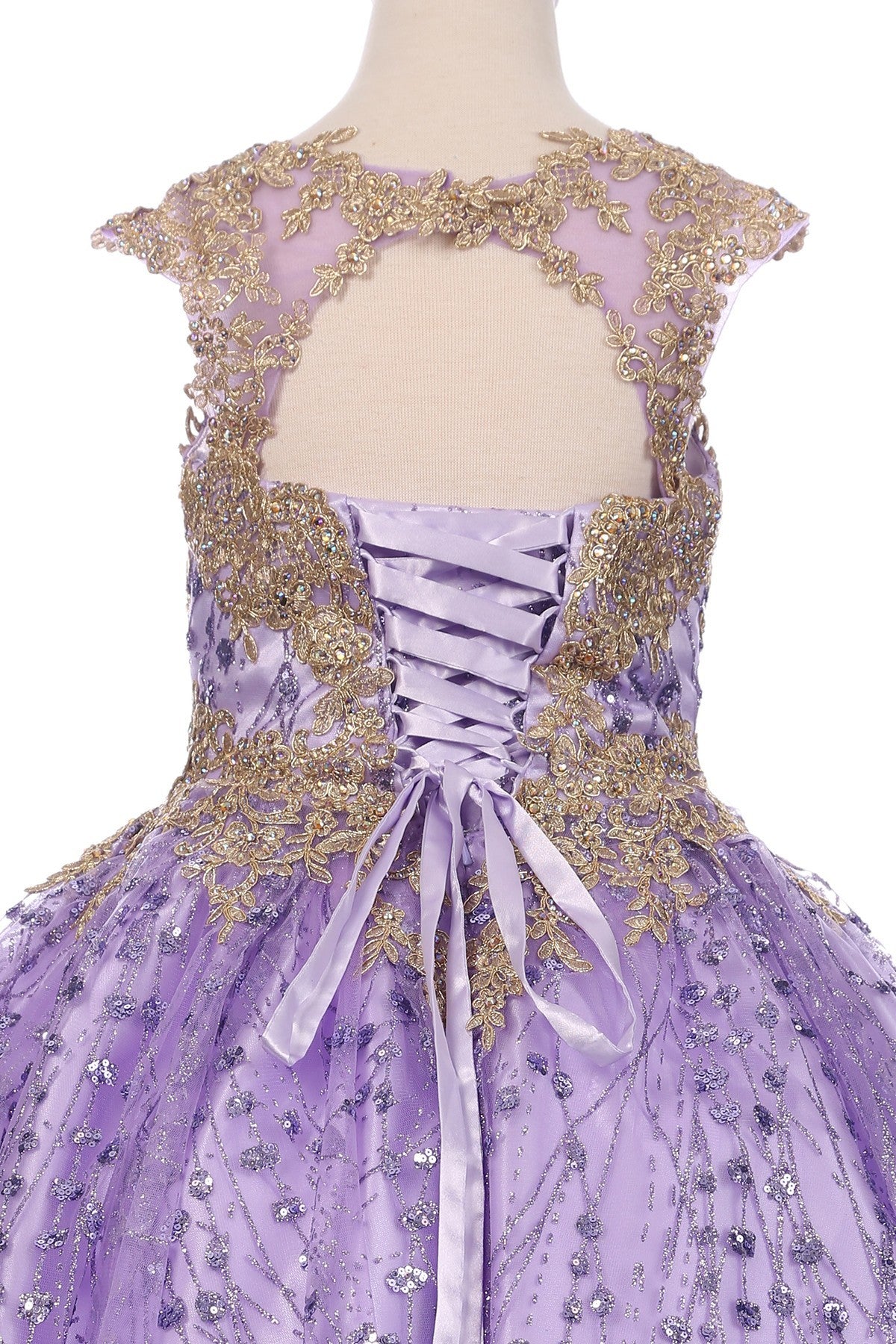 Ball Gown Dress (8024)-Girls-Chacho's Kids