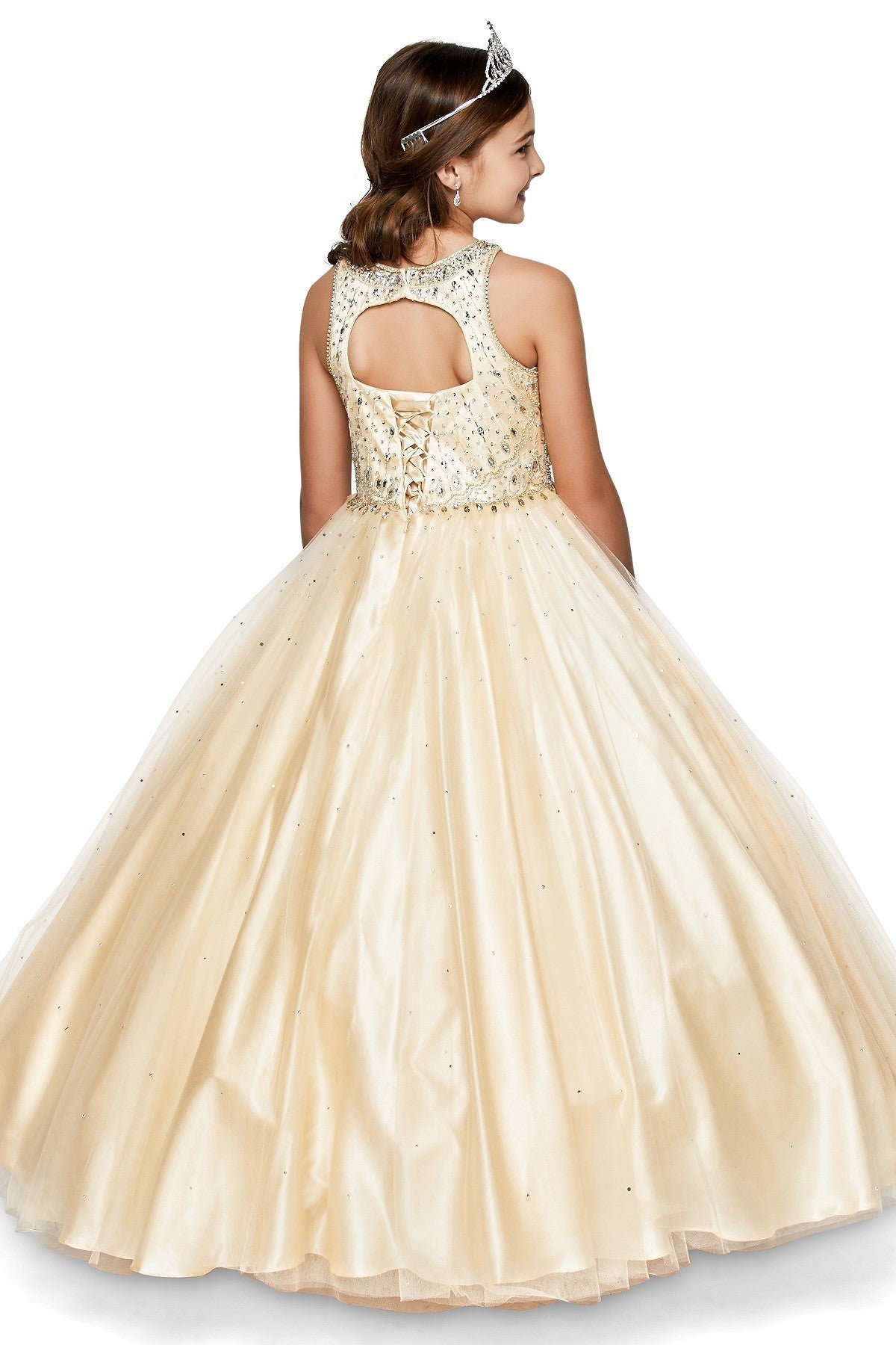 Ball Gown Dress (5027)-Girls-Chacho's Kids