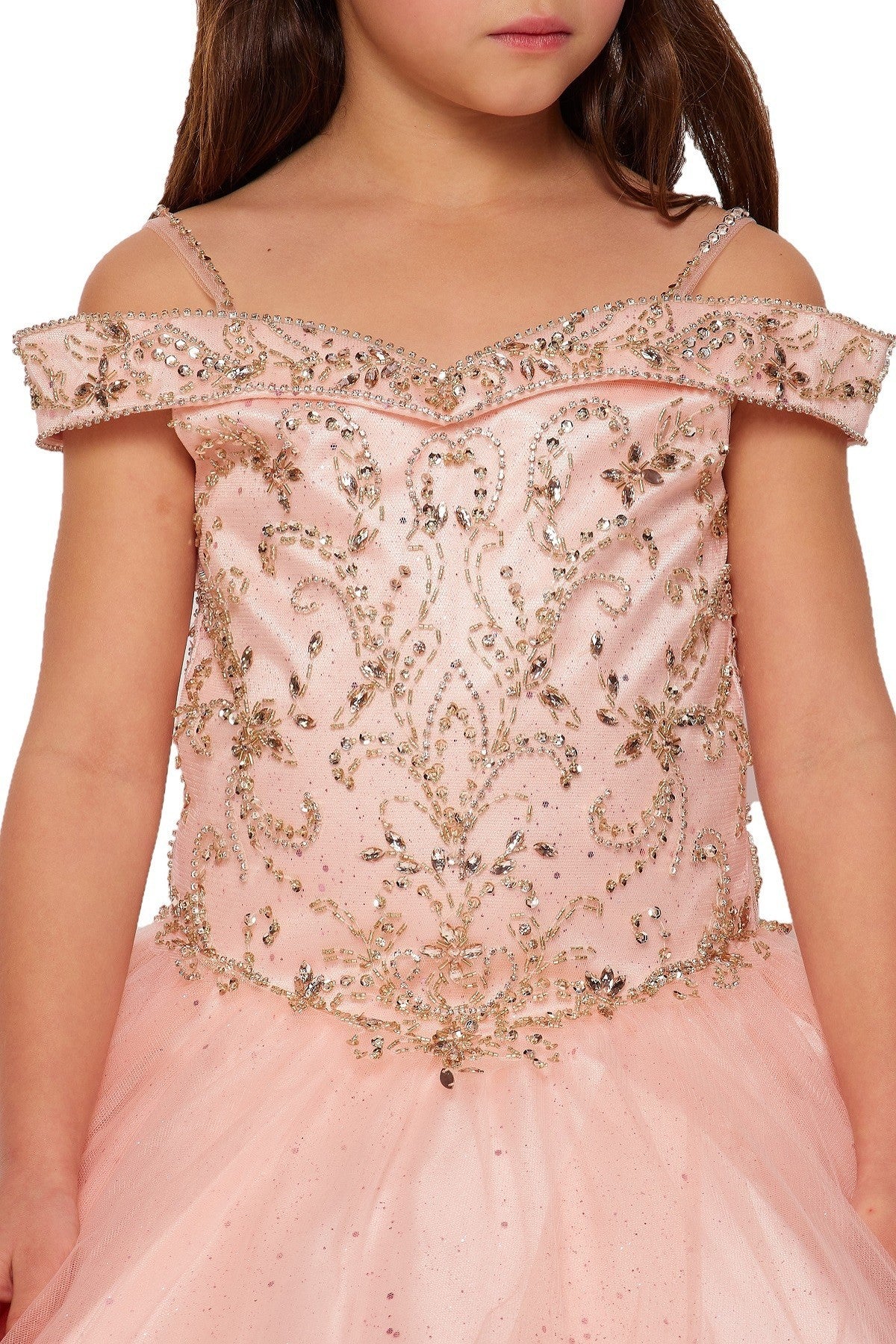 Ball Gown Dress (8017)-Girls-Chacho's Kids