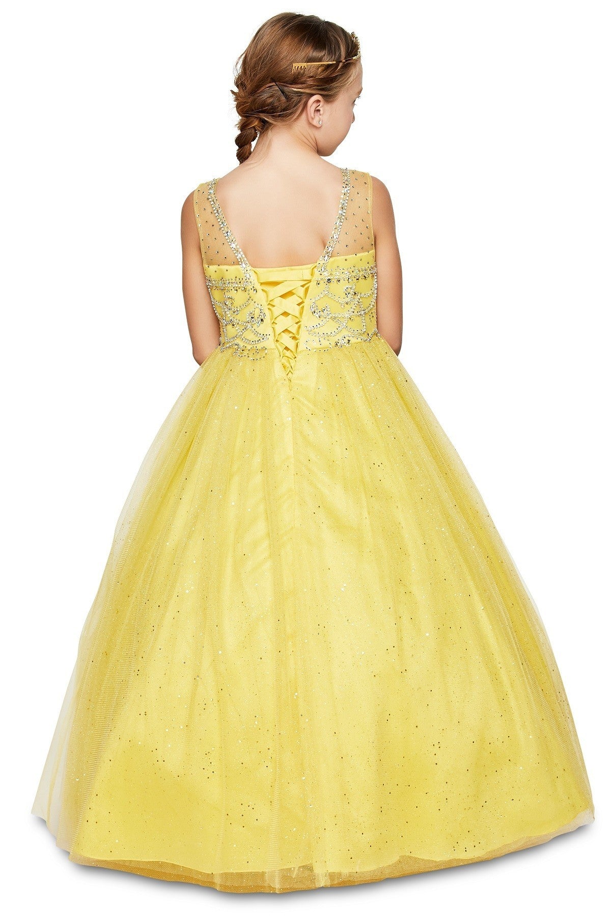 Ball Gown Dress (5042)-Girls-Chacho's Kids