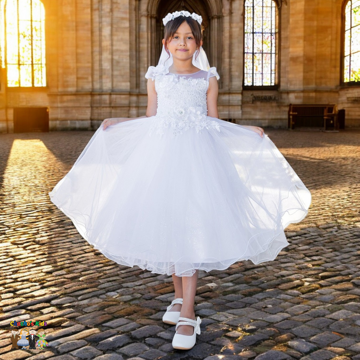 First Communion White Dress (2019)