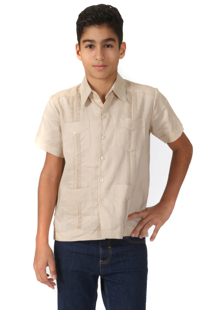 Boys Guayabera (1645)-Boys-Chacho’s Kids