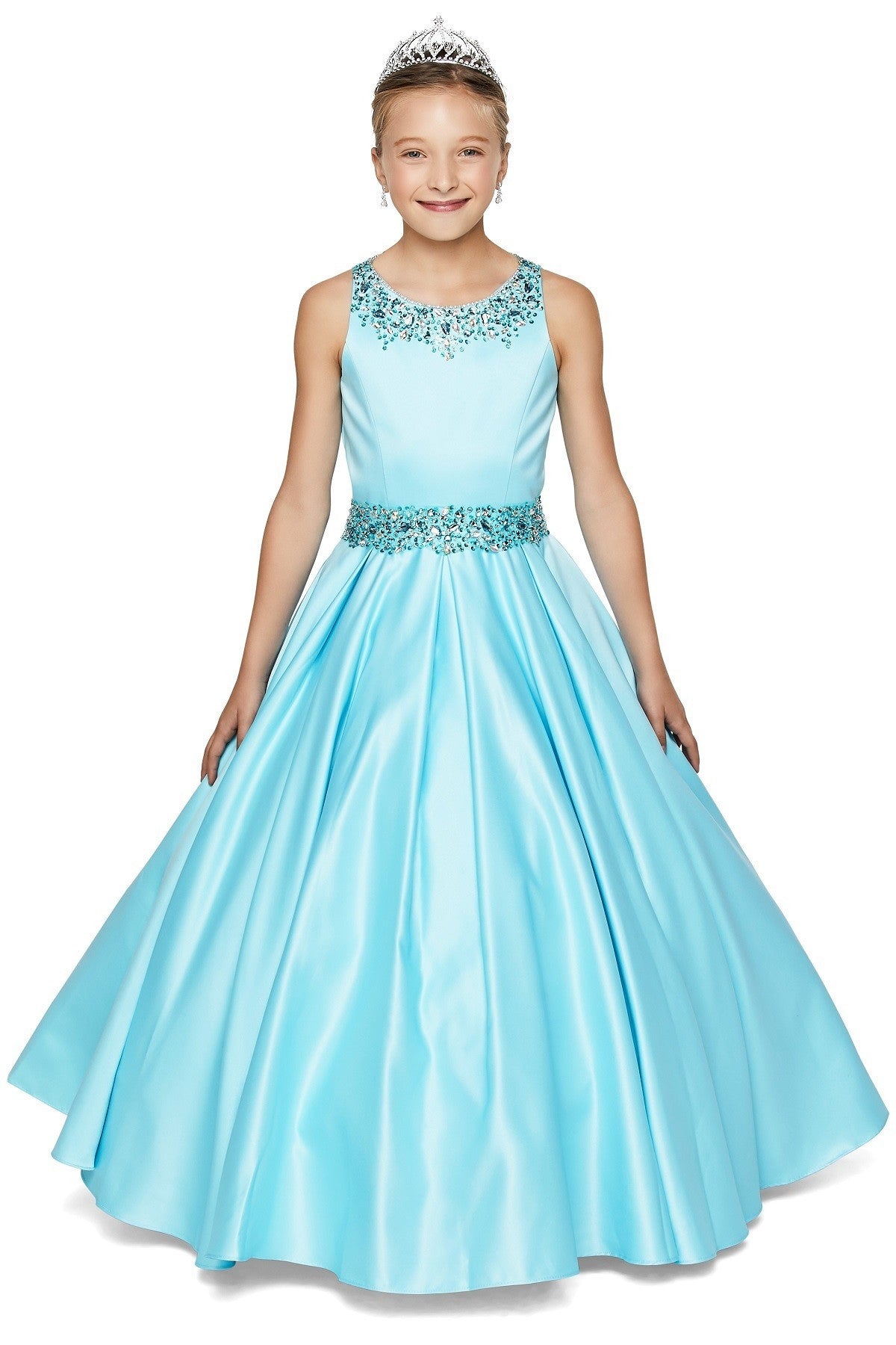 Ball Gown Dress (5047)-Girls-Chacho's Kids