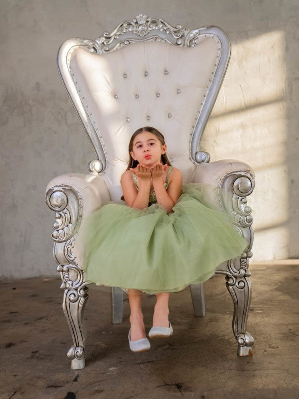Party / Flower Girl Dress (D-778)-Girls-Chacho's Kids