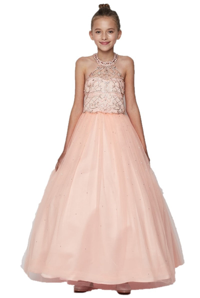 Ball Gown Dress (5051)-Girls-Chacho's Kids